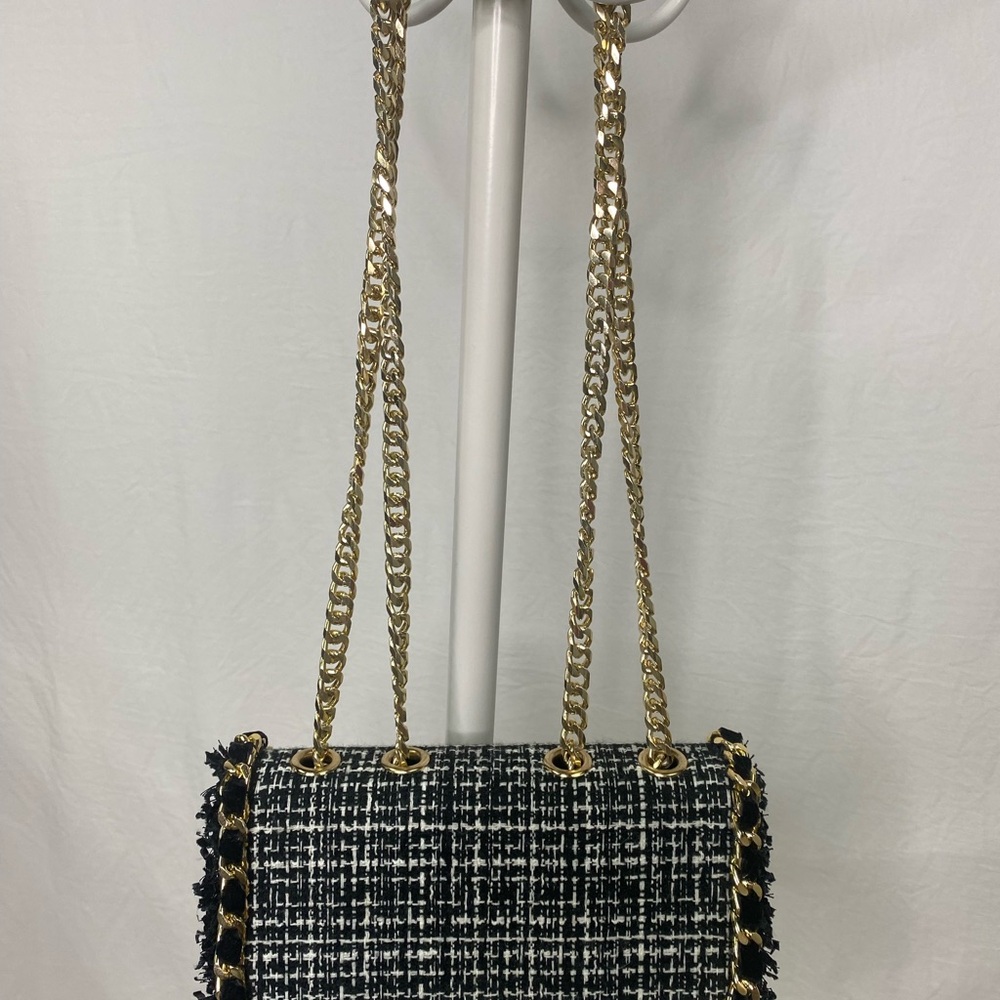 chicos Preowned Black/White Color, tweed fabric - Picture 2 of 8
